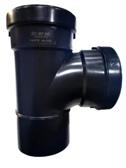 欧耐驰 HDPE 阻燃静音排水弯头系统
